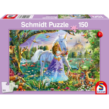 Schmidt 56307 Hercegnő és unikornis 150db-os puzzle puzzle, kirakós