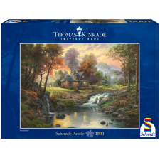 Schmidt 58445 Mountain Retreat 1000db-os puzzle puzzle, kirakós