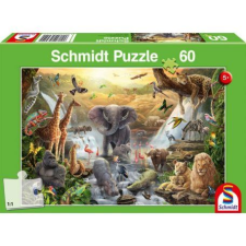 Schmidt Animals in Africa 60 db-os puzzle (4001504564544) (4001504564544) puzzle, kirakós