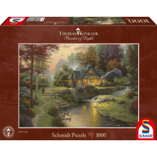 Schmidt Békés esti hangulat, Thomas Kinkade 1000 db-os puzzle (58464, 15773-184) társasjáték