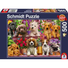Schmidt Dog in the shelves, 500 db (58973) Hunde im Regal puzzle, kirakós