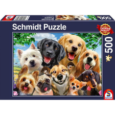 Schmidt Dog Selfie 500db-os puzzle (58390) (18897-184) (18897-184) - Kirakós, Puzzle puzzle, kirakós