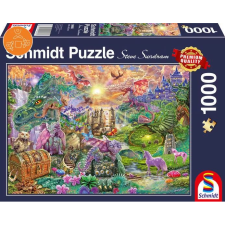 Schmidt Enchanted dragon kingdom puzzle (58966) (SC58966) puzzle, kirakós