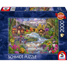 Schmidt Idilli folyó a hegyekben 2000 darabos puzzle (58868) puzzle, kirakós
