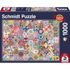 Schmidt Puzzle játék 1000 darabos American patchwork quilt puzzle, kirakós