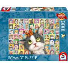 Schmidt Puzzle játék 1000 darabos Cicák utánzása puzzle, kirakós