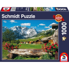 Schmidt Puzzle játék 1000 darabos Mountain paradise puzzle, kirakós