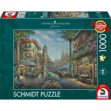 Schmidt Puzzle játék 1000 darabos Thomas Kinkade Spanyol kávézó puzzle, kirakós