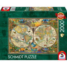 Schmidt Puzzle játék 2000 darabos A Föld lényei puzzle, kirakós