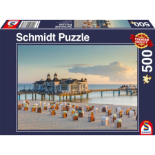 Schmidt Puzzle játék 500 darabos Ostseebad Sellin puzzle, kirakós