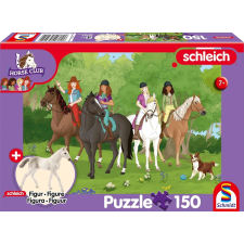 Schmidt Schmidt schleich természet felfedező puzzle 150 darab + schleich figura puzzle, kirakós