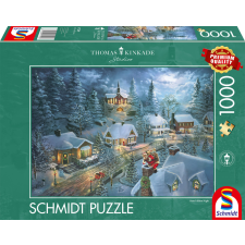Schmidt Spiele 57529 kirakós játék 1000 db Karácsony puzzle, kirakós