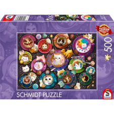 Schmidt Spiele - Cicák Latte Art - 500 darabos puzzle puzzle, kirakós