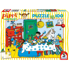 Schmidt Spiele Harisnyás Pippi Kávéparti - 100 darabos puzzle (56447) puzzle, kirakós