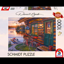 Schmidt Spiele Lakeside cabin with bike 1000 db (58531) (639944) puzzle, kirakós