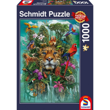 Schmidt SPIELE Puzzle játék 1000 darabos A dzsungel királya puzzle, kirakós