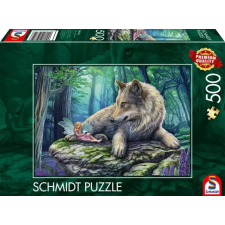 Schmidt SPIELE Puzzle játék 500 A farkas és a tünde puzzle, kirakós