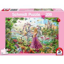 Schmidt Spiele Tündér a varázslatos erdőben - 200 darabos puzzle (56197) puzzle, kirakós