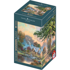 Schmidt Thomas Kinkade Studios Am alten Mühlenbach 1000 darabos puzzle (59797) puzzle, kirakós