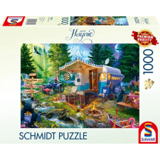SCHMIDTSPIELE Puzzle játék 1000 darabos Jeff Haynie: Karavánnal a hegyekben puzzle, kirakós