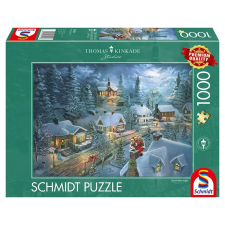 SCHMIDTSPIELE Puzzle játék 1000 darabos Santas Silent Night 57529 puzzle, kirakós