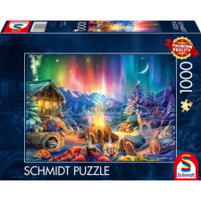SCHMIDTSPIELE Puzzle játék 1000 darabos Tábortűz a csillagok alatt puzzle, kirakós