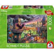 SCHMIDTSPIELE Puzzle játék 1000 darabos Thomas Kinkade Disney Csipkerózsika - Demóna puzzle, kirakós