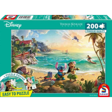 SCHMIDTSPIELE Puzzle játék 200 darabos Thomas Kinkade Studios: Disney Lilo és Stitch puzzle, kirakós