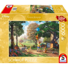 SCHMIDTSPIELE Puzzle játék 6000 darabos Thomas Kinkade Disney Micimackó puzzle, kirakós