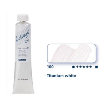 Schmincke College olajfesték, 200 ml - 100, titanium white hobbifesték