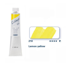 Schmincke College olajfesték, 200 ml - 210, lemon yellow hobbifesték