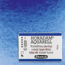 Schmincke Horadam akvarellfesték, 1/1 szilkés, granuláló - 488, cobalt blue deep akvarell