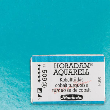 Schmincke Horadam akvarellfesték, 1/1 szilkés, granuláló - 509, cobalt turquoise akvarell