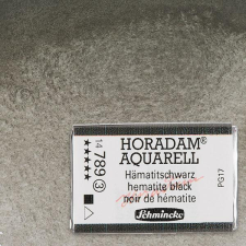 Schmincke Horadam akvarellfesték, 1/1 szilkés, granuláló - 789, hematite black akvarell