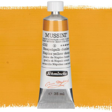 Schmincke Mussini olajfesték, 35 ml - 232, naples yellow deep hobbifesték