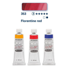 Schmincke Mussini olajfesték, 35 ml - 353, florentine red hobbifesték