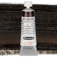 Schmincke Mussini olajfesték, 35 ml - 645, asphaltum brown transparent hobbifesték