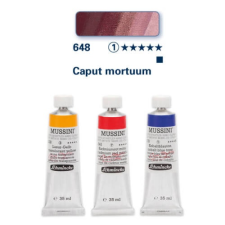 Schmincke Mussini olajfesték, 35 ml - 648, caput mortuum hobbifesték