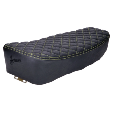 Schmitt Ülőgarnitúra Schmitt Raute steppelt, fekete / sárga a következőhöz: Simson S50, S51, S70 egyéb motorkerékpár alkatrész