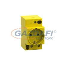 SCHNEIDER 15033 Acti9 iPC 2P+F dugaszoló aljzat, 16A, sárga villanyszerelés