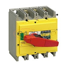 SCHNEIDER 31126 Interpact INS250 3P piros kapcsolókar, sárga homloklap villanyszerelés