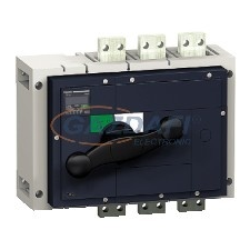 SCHNEIDER 31337 INS1600 4P alapkész., fekete fogantyúval villanyszerelés