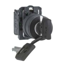 SCHNEIDER 3 állású kulcsos kapcsoló 1-0-2, pozicióban maradó, XB5AG33 villanyszerelés