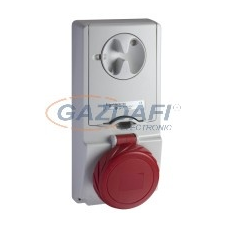 SCHNEIDER 82196 PK Unika ráépíthető aljzat 32A, 3P+F, 415V, IP65 villanyszerelés