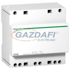 SCHNEIDER A9A15219 ACTI9 Biztonsági transzformátor 25VA 230VAC 12-24VAC villanyszerelés