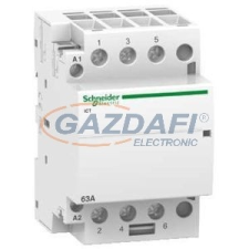 SCHNEIDER A9C20863 ACTI9 iCT63A kontaktor, 50Hz, 3NO, 220-240VAC villanyszerelés