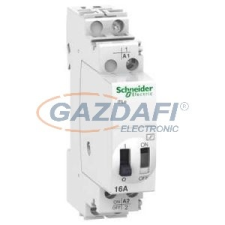 SCHNEIDER A9C33111 ACTI9 iTLc impulzusrelé, központi vezérlési funkcióval, 1P, 16A, 24VAC villanyszerelés