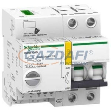 SCHNEIDER A9C61216 ACTI9 Reflex iC60N beépített megszakító vezérlés, 2P, B, 16A villanyszerelés
