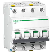 SCHNEIDER A9F03706 ACTI9 iC60N kismegszakító, 3P+N, B, 6A villanyszerelés