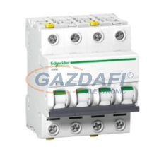 SCHNEIDER A9F04403 ACTI9 iC60N kismegszakító, 4P, C, 3A villanyszerelés